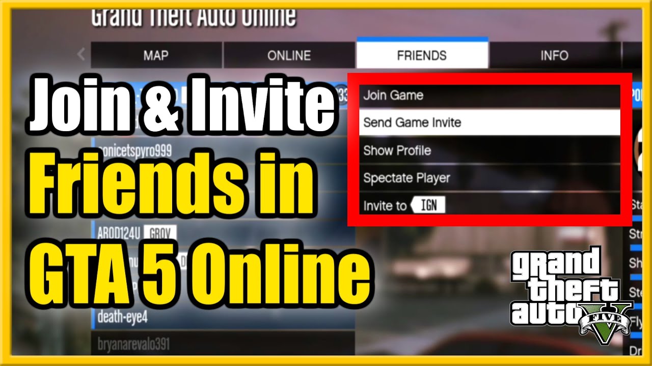 How to Play GTA-5 with Friends